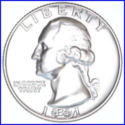 1961 Washington Quarter Roll 90% Silver Gem Proof 40 US Coins