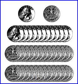 1961 Washington Quarter Roll Gem Proof 90% Silver 40 US Coins