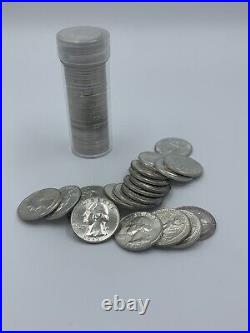 1962-D Roll of BU Washington Silver Quarters 40 coins