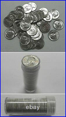 1962-P Roll of (40) Choice to Gem Uncirculated Washington Quarters