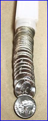 1962 Washington Quarter Gem Bu Roll (40) Coins 90% Silver #7057