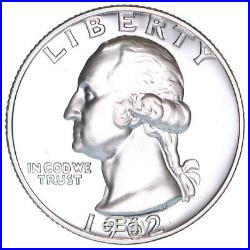 1962 Washington Quarter Roll 90% Silver Gem Proof 40 US Coins