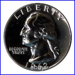 1962 Washington Quarter Roll Gem Proof 90% Silver 40 US Coins