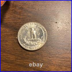 1963-D Washington Quarter Bank Roll 90% Silver Toned