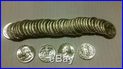 1963 P silver Washington Quarter 40 COIN FULL ROLL Super Gem BU Blazers! Look