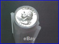 1963 Proof Silver Washington Quarter Roll. 40 Gem Proof Coins