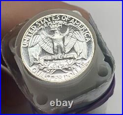 1963 Proof Washington Silver Quarter GEM Roll-40 Coins