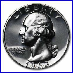 1963 Washington Quarter 40-Coin Roll BU