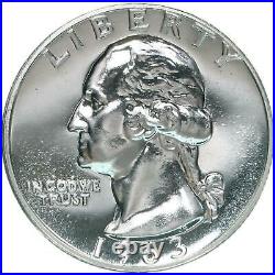 1963 Washington Quarter Roll 90% Silver Gem Proof 40 US Coins