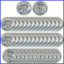 1963 Washington Quarter Roll 90% Silver Proof 40 Coins