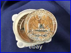 1963 Washington Silver Quarter Gem Proof roll of 40 coins E0646