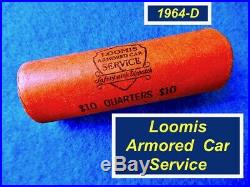 1964-D Original Bank Roll BY LOOMIS ARMORED CAR SERVICE (R8448)