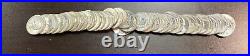 1964-D Roll-40 Coins Choice BU! Washington Silver Quarters
