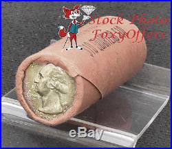 1964-D Washington Quarter Roll Bank Wrapped BU