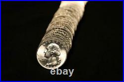 1964-D Washington Silver Quarter BU Roll 40 Uncirculated Coins