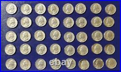 1964 (P & D) 90% Silver Washington Quarter Roll