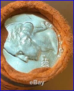 1964-P Washington Silver Quarter Uncirculated Original Bank Wrapped Roll 40 Coin