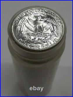 1964 United States Roll of BU Silver Washington Quarters 40 Coins Total