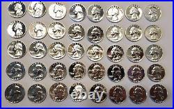 1964 Washington Quarter Proof Silver Roll 40 Coin Roll