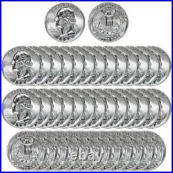 1964 Washington Quarter Roll 90% Silver Proof 40 Coins