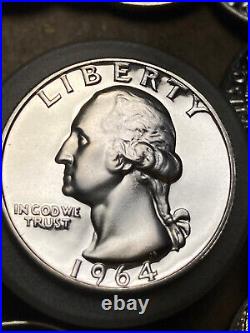 1964 Washington Quarter Roll, Choice Proof! 40 Coins