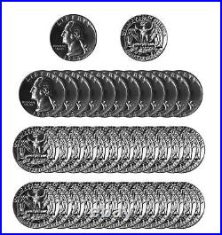1964 Washington Quarter Roll Gem Proof 90% Silver 40 US Coins