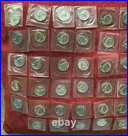 1964 Washington Silver Quarters Proof Roll of 40 Coins in US Mint Cello