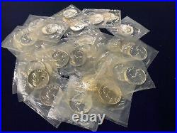 1964 Washington Silver Quarters Proof Roll of 40 Coins in US Mint Cello FREE S/H