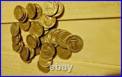 1964-d Bu Mint Roll Washinton Mint Quarters (40) Highly Collectable Free Shippin