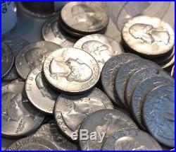 1964 washington quarters, 6 rolls of 40, 90% Silver