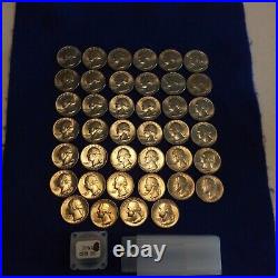 1967 Choice BU+ Roll of Washington Quarters