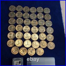 1967 Choice BU+ Roll of Washington Quarters