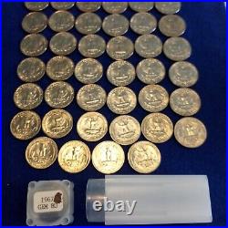 1967 Choice BU+ Roll of Washington Quarters