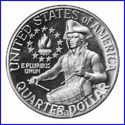 1976 -S Washington Quarter 40% Silver roll 40 US Coins DCAM Proof Bicentennial