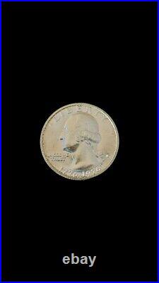 1976 S Washington Quarter BU Bicentennial 40% Silver Roll 38 US coins