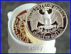 1992 S Washington Quarter Silver US Proof Roll of 40 Coins