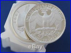 1992-S Washington Silver Quarter DCAM Gem Proof Roll Of 40 Coins