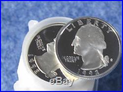 1992-S Washington Silver Quarter Gem DCAM Proof Roll of 40 Coins E0265
