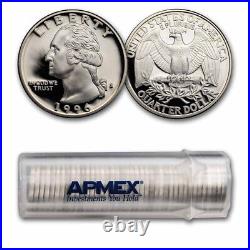 1996-S Washington Quarter 40-Coin Roll Proof (Silver)