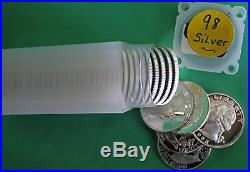 1998 Silver Washington Quarter 40 Coins Proof Silver Roll 90% Silver US Coins #R