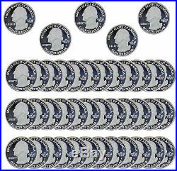 1999 2008 S State Quarter Proof Roll Cameo 90% Silver 40 US Coins Random Mix