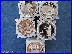 1999-2008-S Statehood Quarter Gem DCAM Silver Proof Roll Set of 50 Rolls of 40