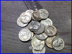 1/2 Roll (20-Coins) Uncirculated-1961 & 1959 Washington Quarters-081824-69