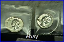 1/2 Roll Lot Of 20 Proof 1962 Washington Silver Quarters