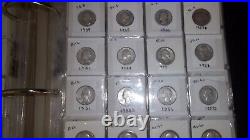 1/2 Roll of 20 Silver Washington Quarters Mix Dates 1934 to 1964 D