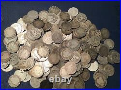 1 Full Roll Mixed Date Barber Quarters 40 Coins 1892-1916 Ag-vg Full Dates