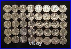 1 Roll (40) 1961 Uncirculated Proof 90% Silver Quarters (#13)