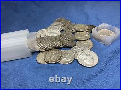 1 Roll 40 90% Silver US Washington Quarters $10 Face Nice +Non-Overcirculated+