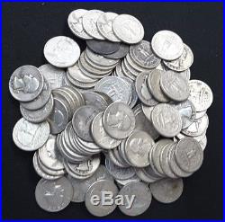 1 Roll 40 Coins Washington Quarters 1964 And Prior Random Dates