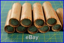 1 Roll 90% Silver Washington Quarters $10 Face One Roll Sold as Junk Silver